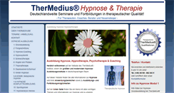 Desktop Screenshot of hypnoseausbildung-seminar.de