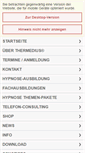 Mobile Screenshot of hypnoseausbildung-seminar.de