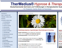 Tablet Screenshot of hypnoseausbildung-seminar.de